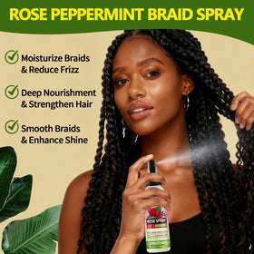 Goiple Mint-rose blend hydrates locs and enhances natural softness