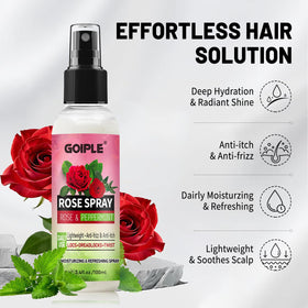 Goiple Rotating rubber comb head speeds twist-out prep