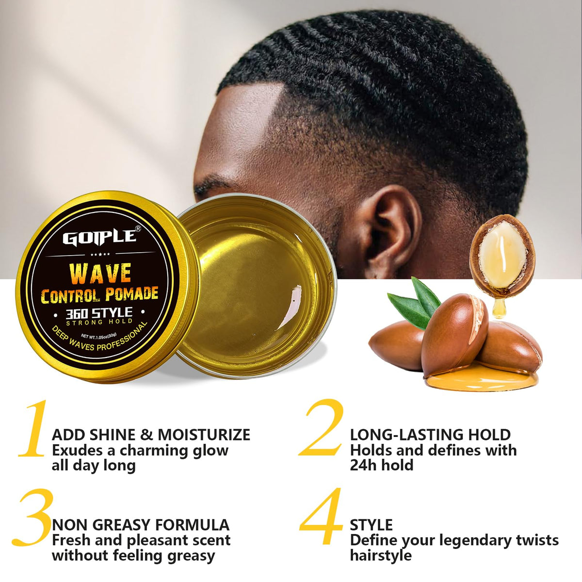 Goiple Satin Durag for overnight wave training helps maintain patterns
