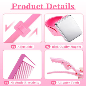 Goiple stainless steel hair combs are lightweight and practical.
