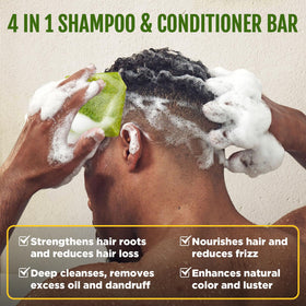 Goiple Thuja oil in shampoo bar clarifies scalp for comfortable grooming