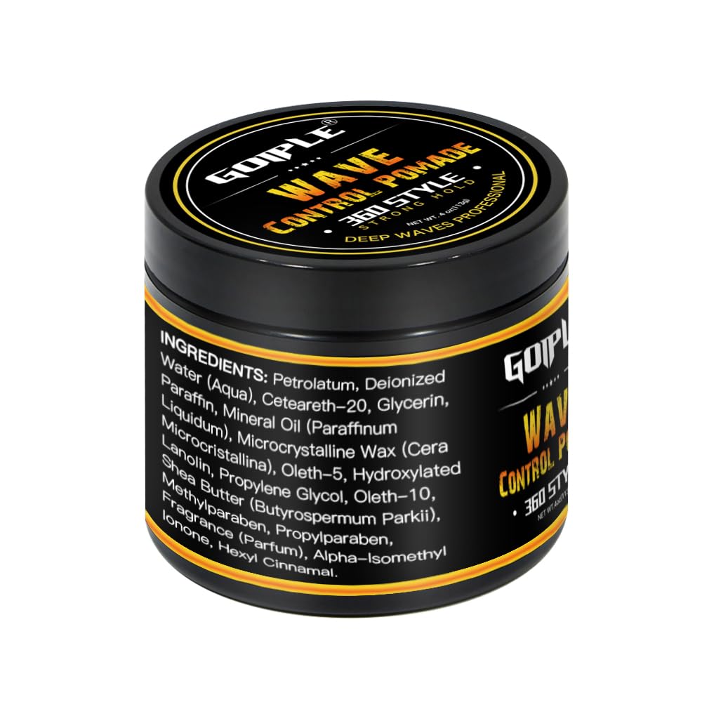 Goiple travel wave pomade 1-05oz ready for on-the-go styling and quick restyling.