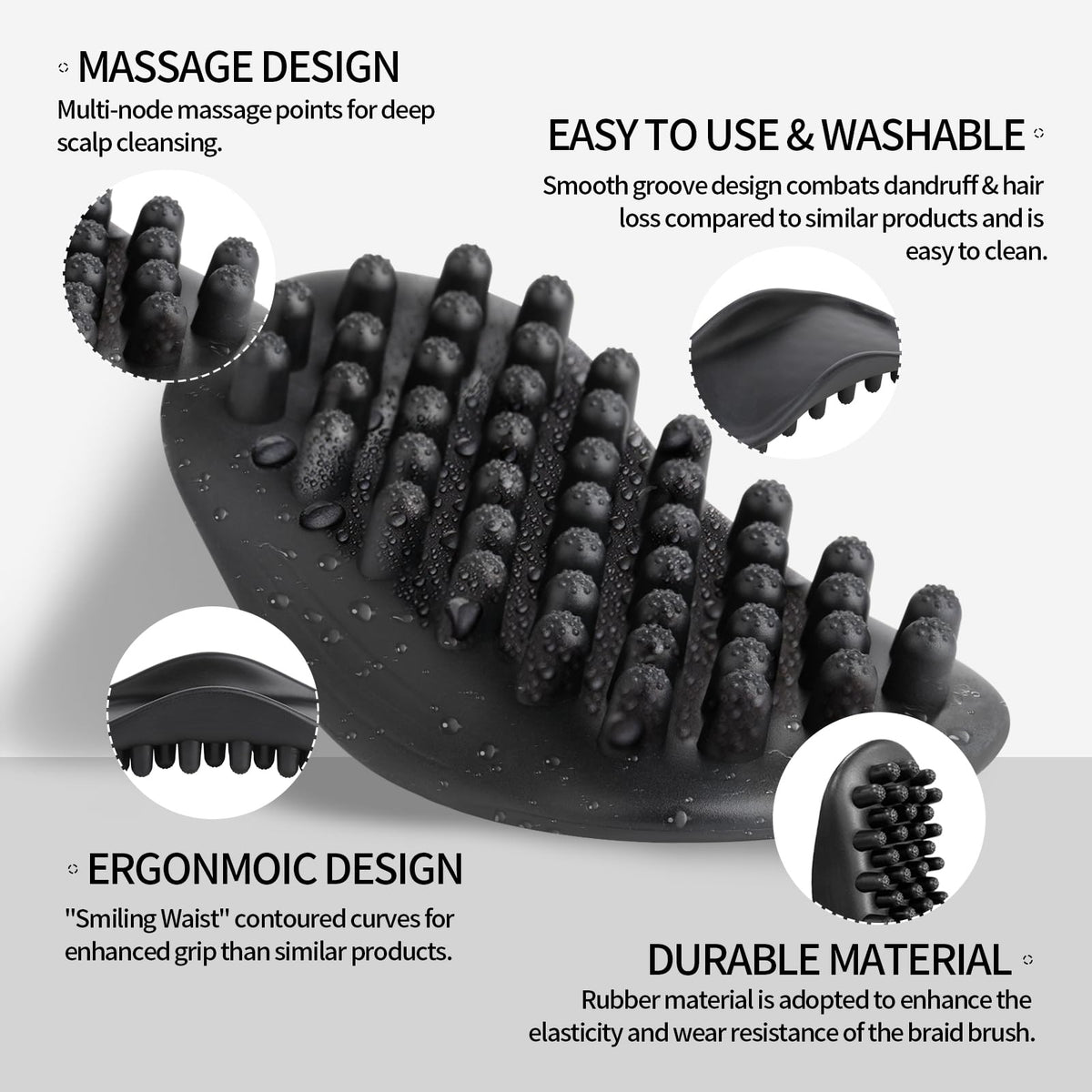 Goiple Twist Styler Comb close-up for even tension and smoother twist-outs