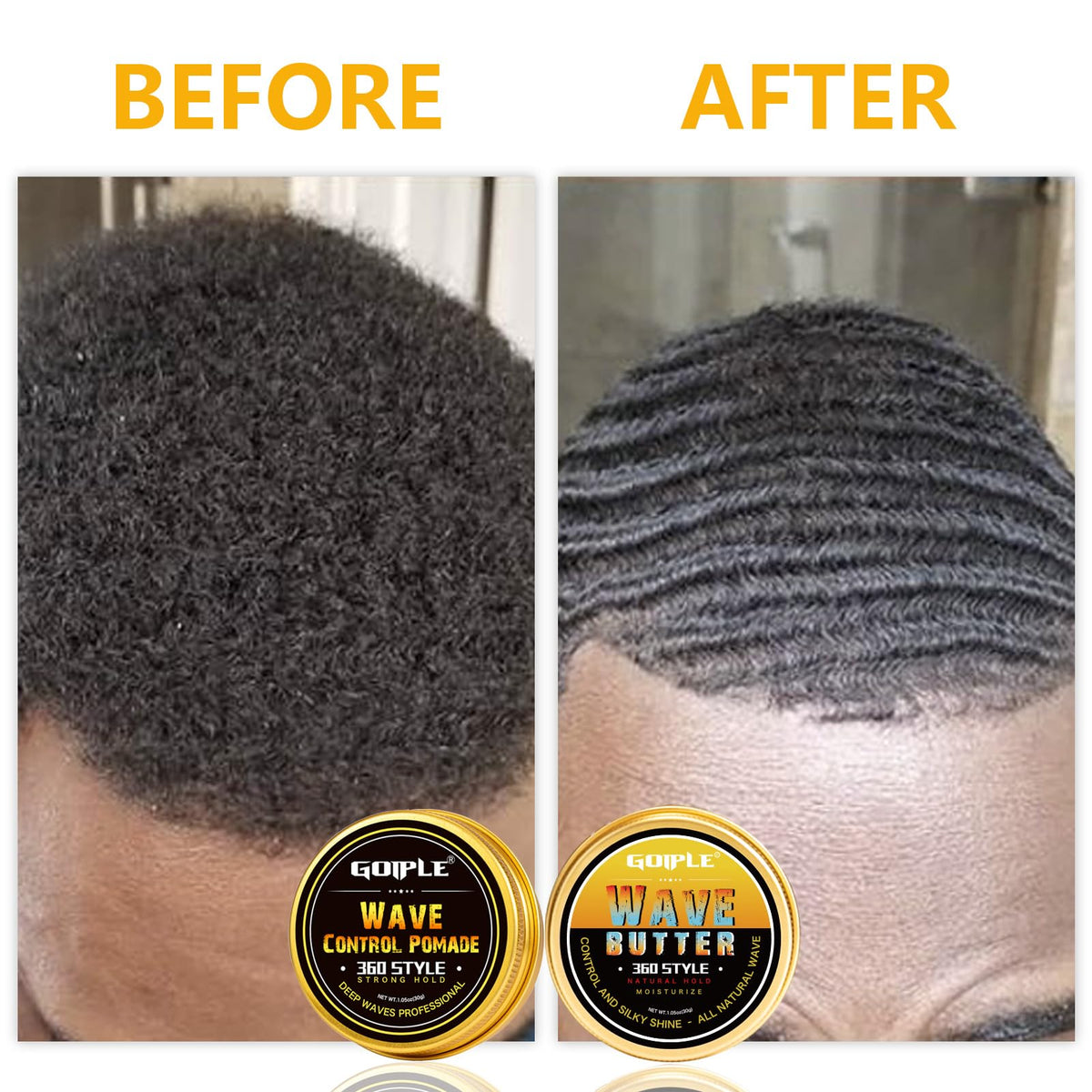 Goiple wave cap set preserves moisture and wave pattern overnight.