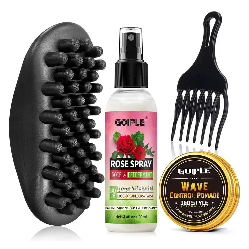 Goiple Wave Pomade Twist Sponge Brush for precise curl definition and quick styling