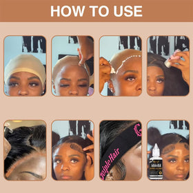 Goiple wig caps and brushes for prepping and styling