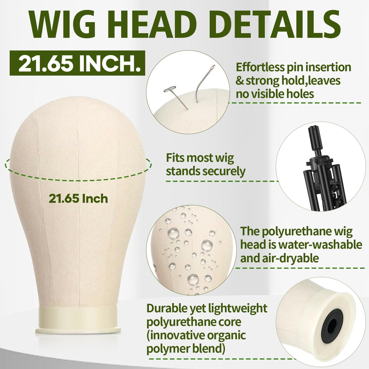 Goiple wig shampoo bottle for synthetic fibers cleansing