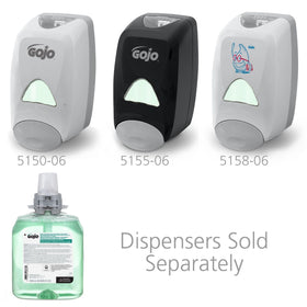 GOJO FMX-12 black dispenser in a high-traffic area with reliable dispensing.