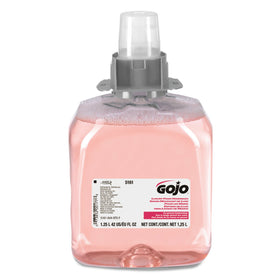 GOJO FMX-12 cranberry foam handwash bottle for everyday use with a mild scent