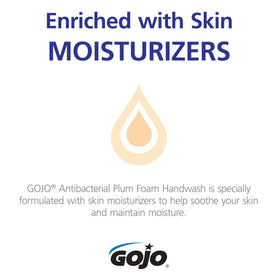 GOJO plum fragrance close-up highlights scent and color.