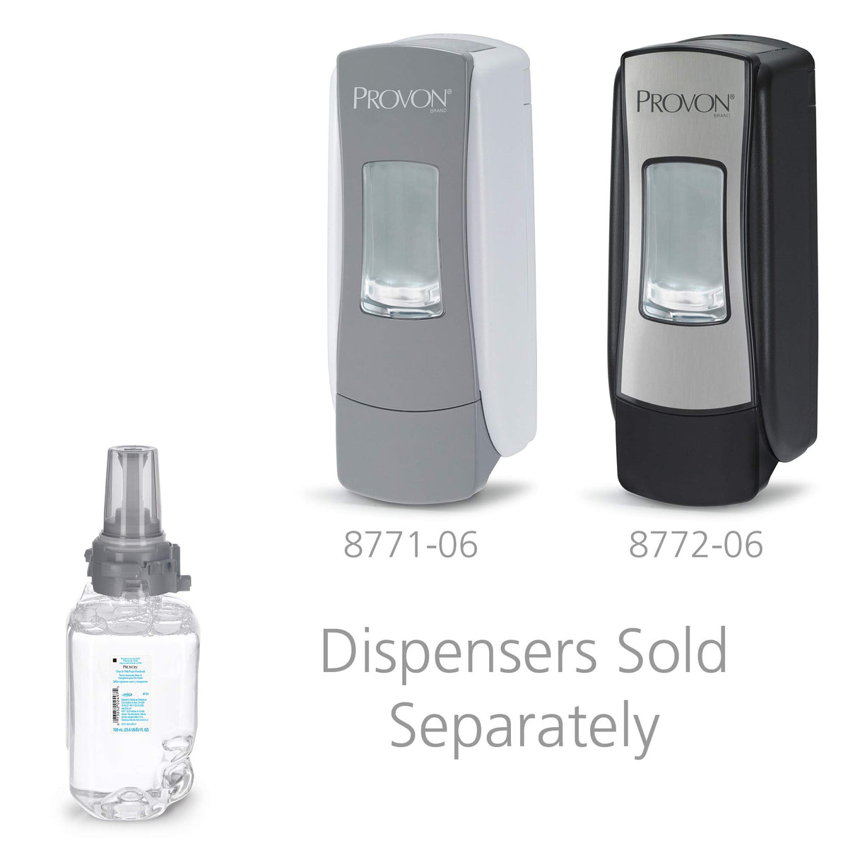 Gojo Provon ADX-7 dispensing valve ensures clean, easy dispensing.