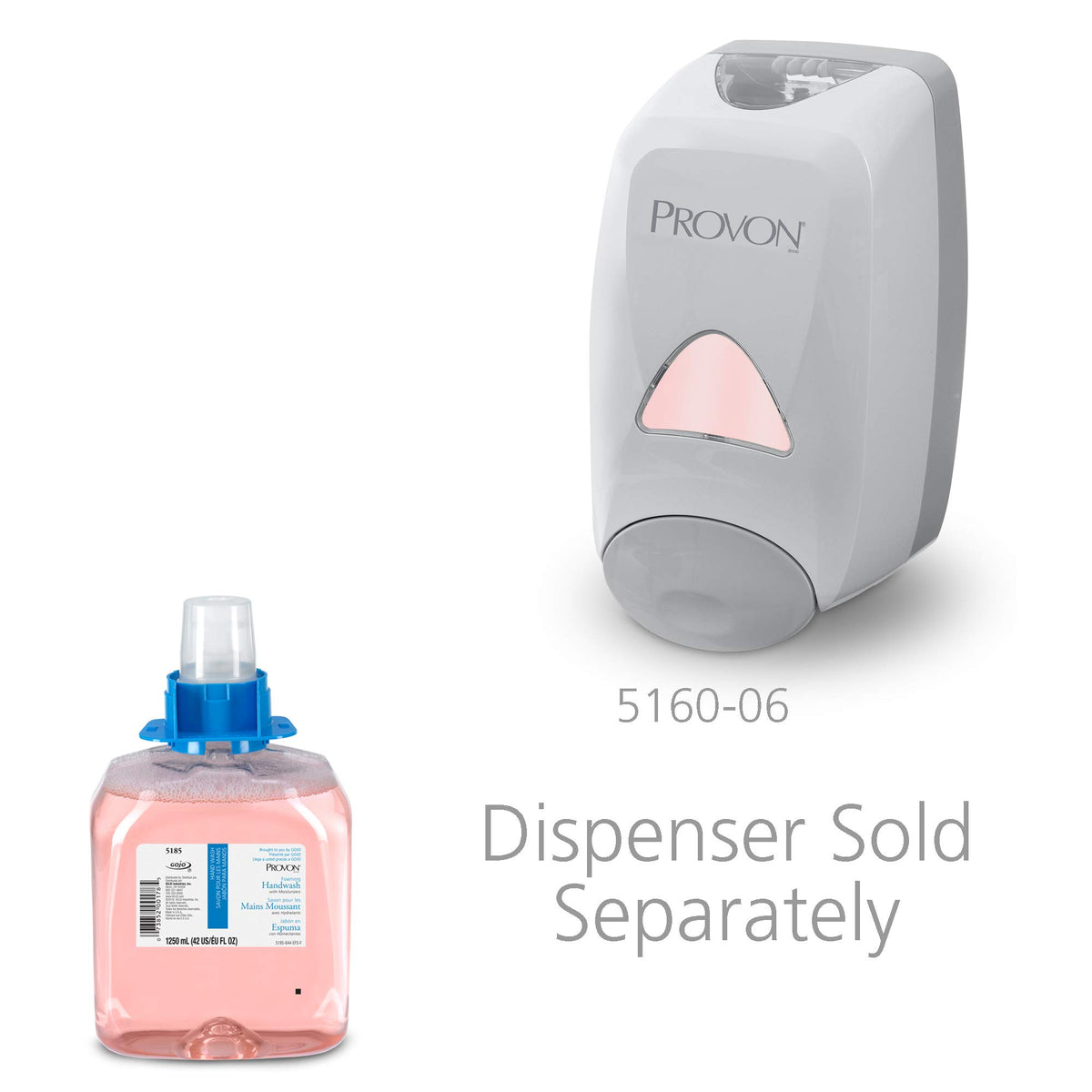 Gojo Provon sanitary sealed refill reduces contamination risk.