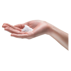 GOJO sanitary-sealed refill bottle with fresh valve minimizes germ exposure