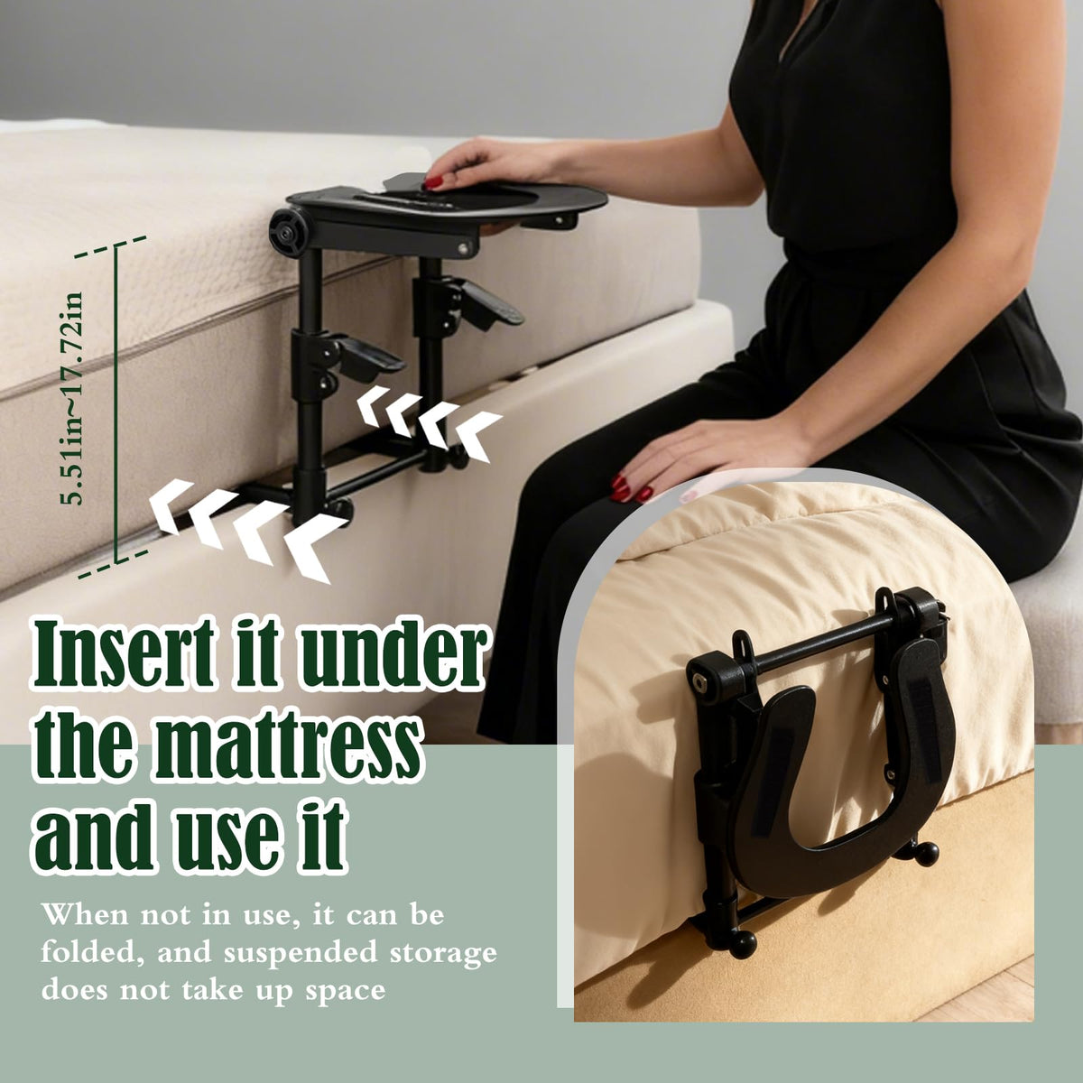 GOKKYOA adjustable headrest bracket lets you customize height and angle.