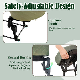 GOKKYOA breathable cover with Velcro and zipper allows quick removal and cleaning.