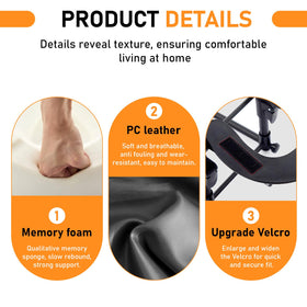 GOKKYOA dual-layer memory foam pillow offers soft, contouring support.