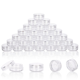 GOLACKY 3g sample container with lid for travel and leak-free storage.