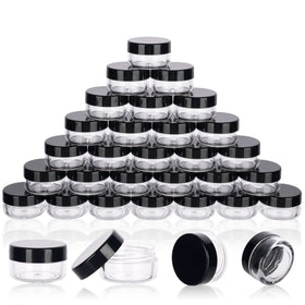 GOLACKY 5ml clear sample jar with lid for portable makeup sampling.