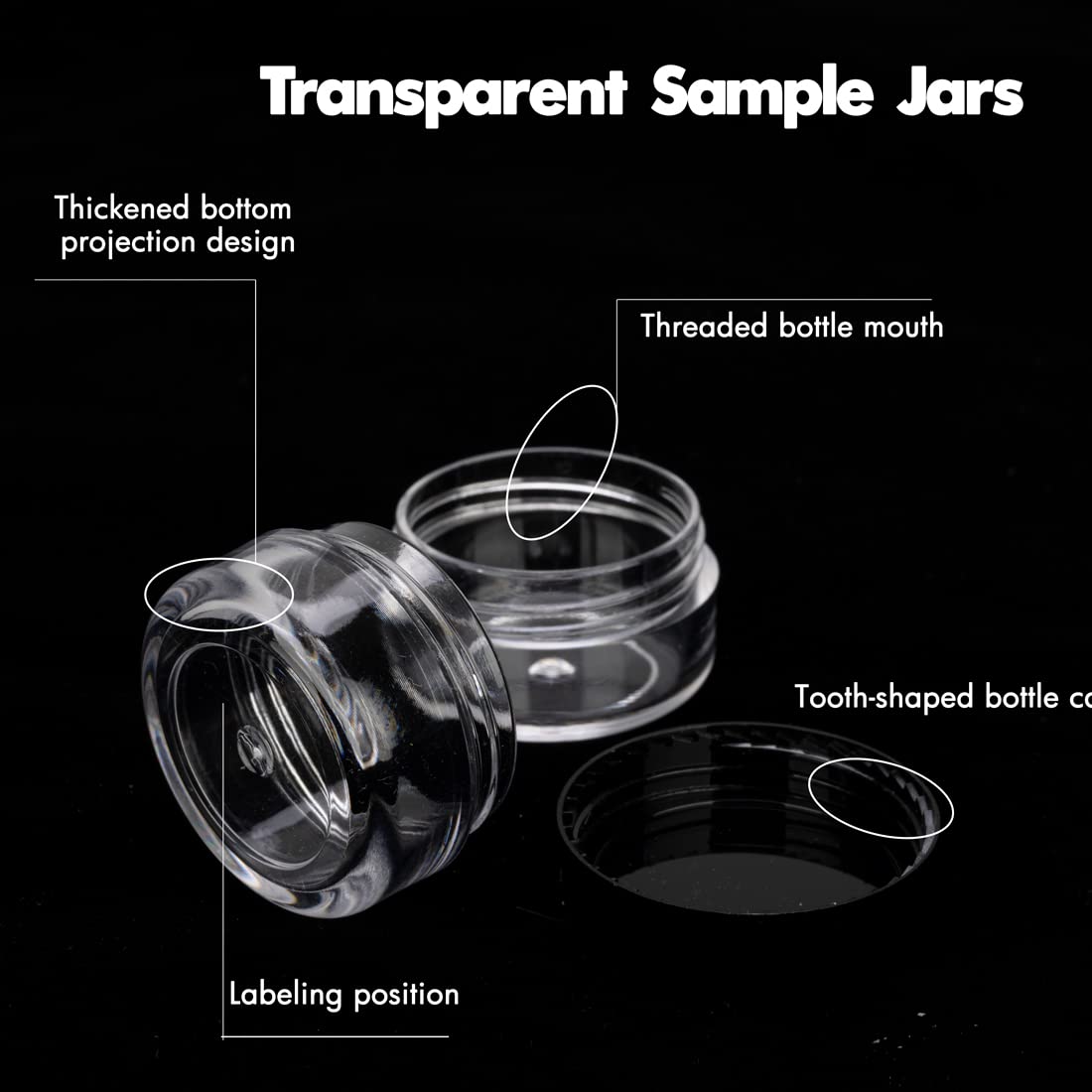GOLACKY labels for sample containers help organize contents at a glance.
