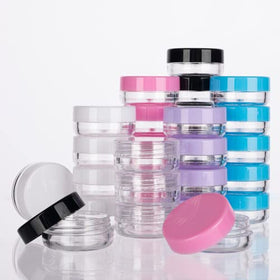 GOLACKY travel cosmetic containers pack suitable for creams and lotions.