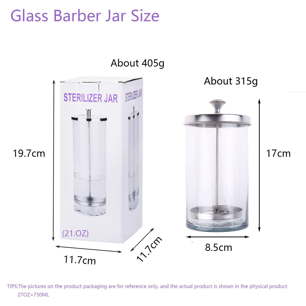 GoLashFun glass-sterilizer-tray with stainless lid for easy tool handling