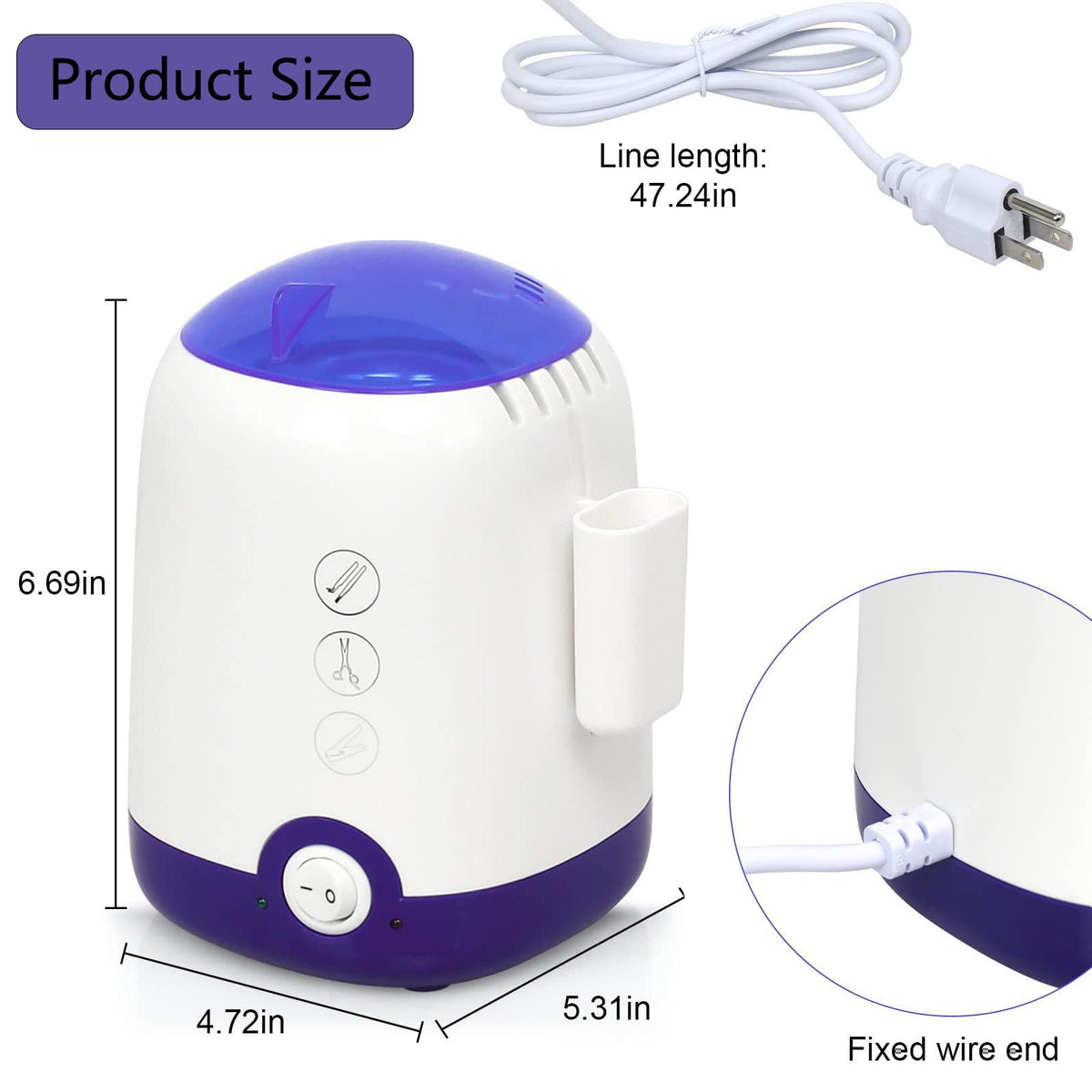 GoLashFun compact design fits neatly on a manicure table.