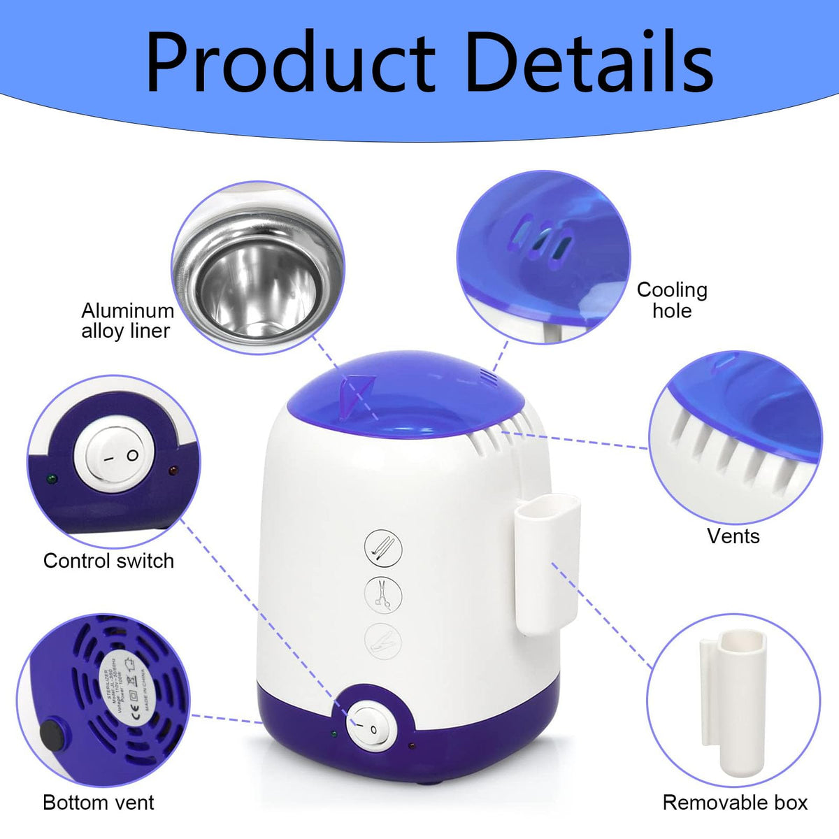 GoLashFun sterilizer interior shows glass beads and even heat diffusion.