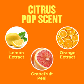 Gold Bond Citrus Pop Glowing Hand Cream texture on skin demonstrating fast absorption.