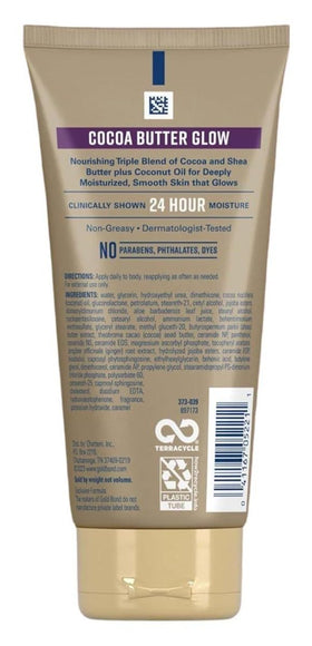 Gold Bond Ultimate Radiance Renewal Cream Oil texture during application for hydrated skin.