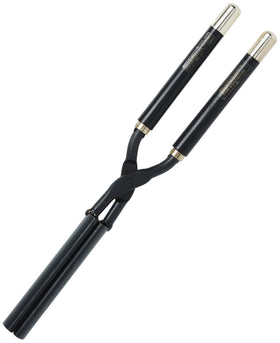 Gold N Hot flat iron with even heat distribution ensures reliable styling results.