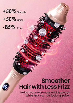 GOLD TIME 5-inch ergonomic barrel highlights faster styling and volume.