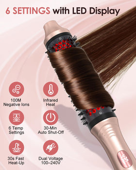 GOLD TIME infrared thermal brush cool-tip safety design protects fingers