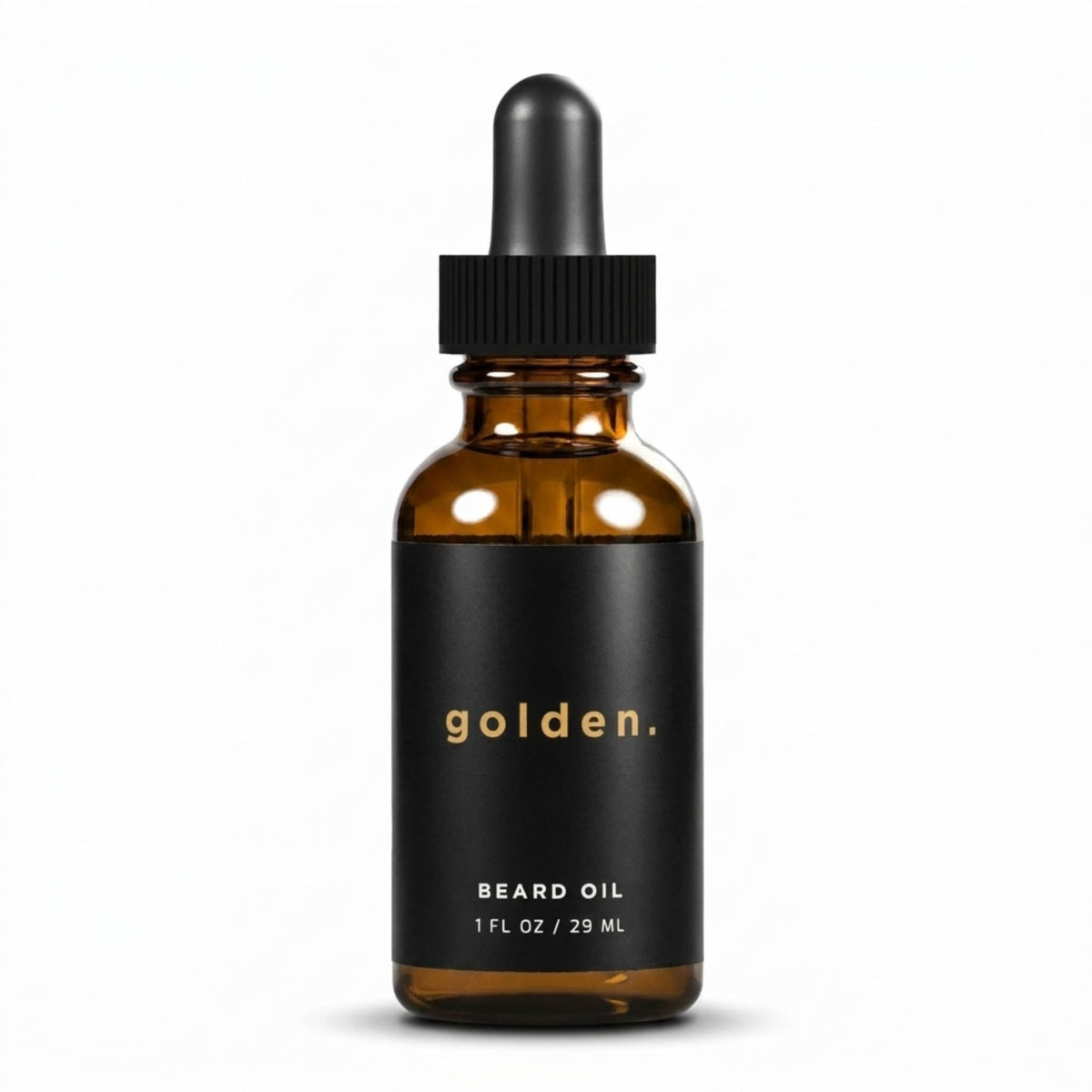 Golden Grooming Beard Oil with Sweet Almond softens wiry beard hair for smoother texture
