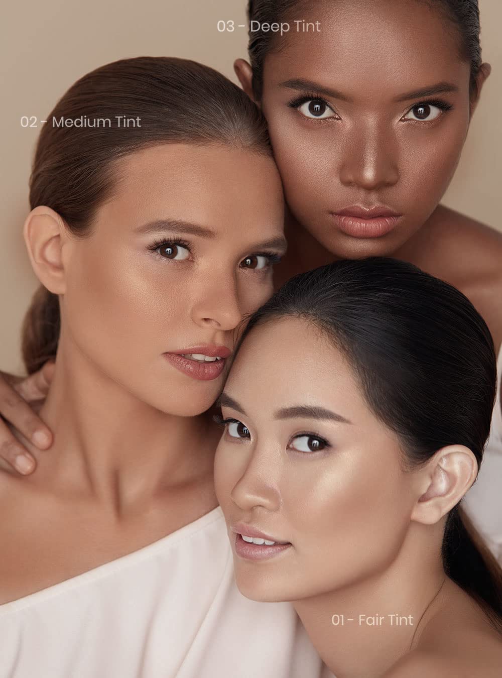 Golden Rose Radiant Tinted Moisturiser demonstrates even coverage with SPF 25