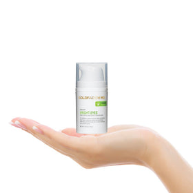 Goldfaden MD Bright Eyes after-application glow suggests smoother, firmer under-eye appearance