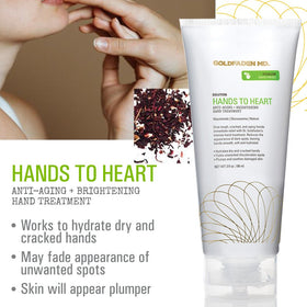 GOLDFADEN MD Hands To Heart Oil of Grapefruit on hands delivers quick hydration and brightening vibes.