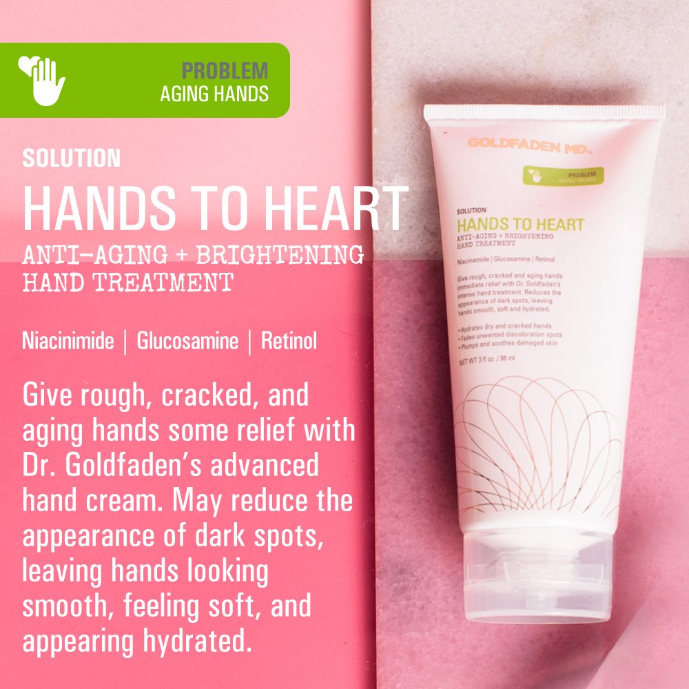 GOLDFADEN MD Hands To Heart Oil of Grapefruit pump highlights easy application for daily care.
