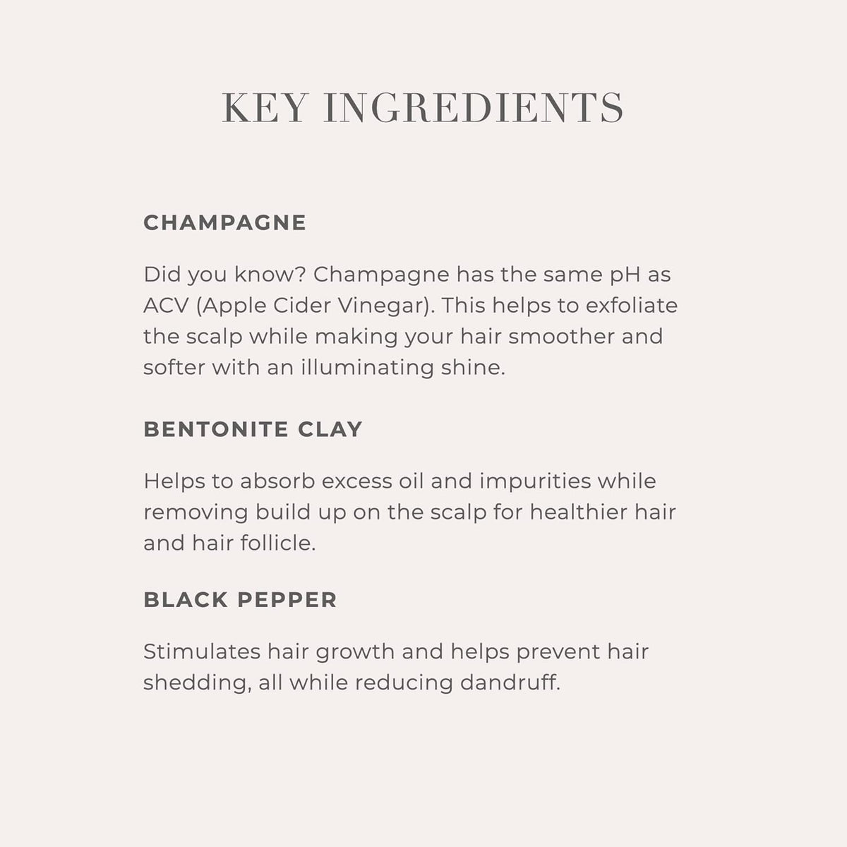 Goldie Locks Clarifying Detox Shampoo Extensions-safe formula suitable for cleansing extensions.