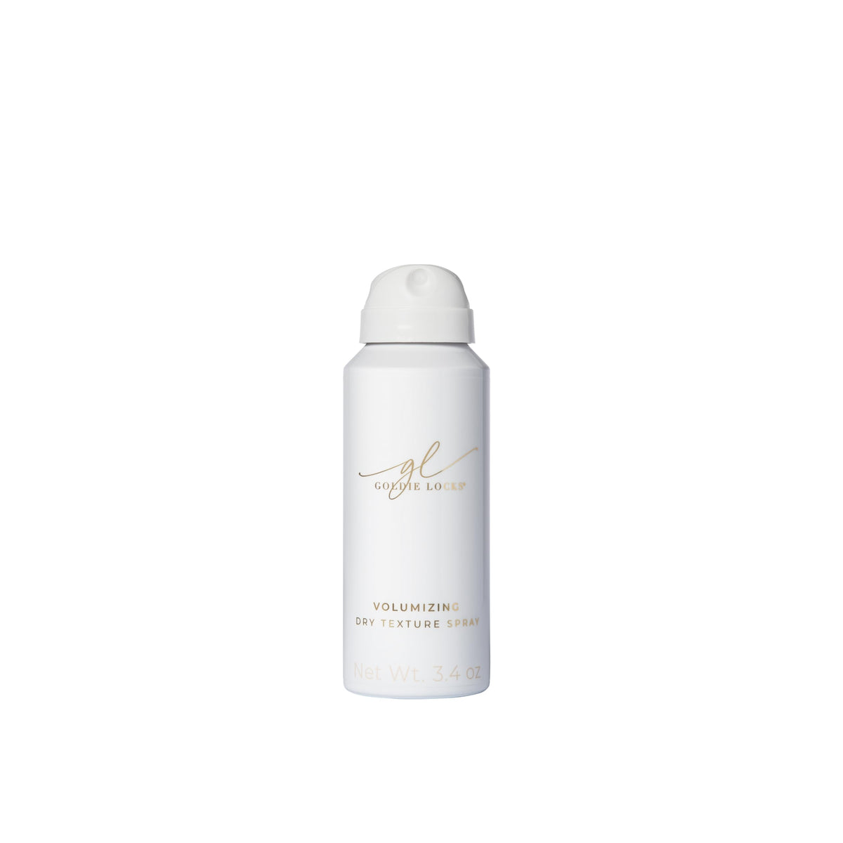 Goldie Locks travel size volume texture spray bottle front view for easy styling