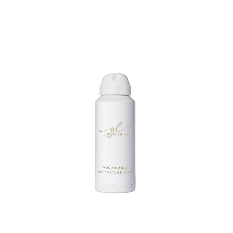 Goldie Locks travel size volume texture spray bottle front view for easy styling