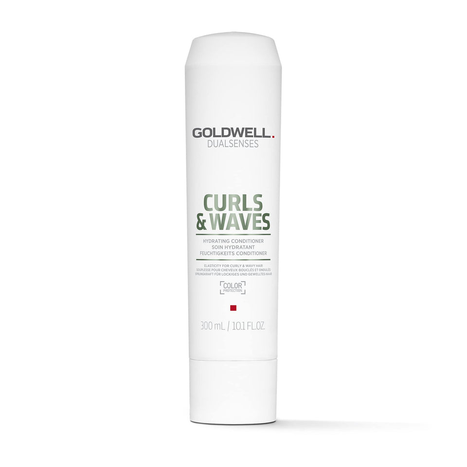 Goldwell Dualsenses Curls & Waves conditioner bottle delivering lightweight hydration for curls