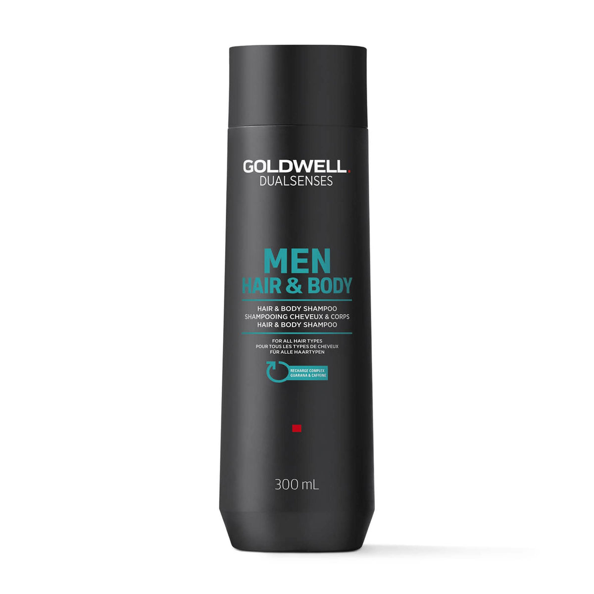 Goldwell Dualsenses Men shampoo bottle ready for daily cleansing.