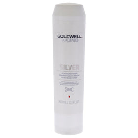Goldwell Dualsenses Silver Conditioner detangles instantly for smoother grey and cool blonde hair.