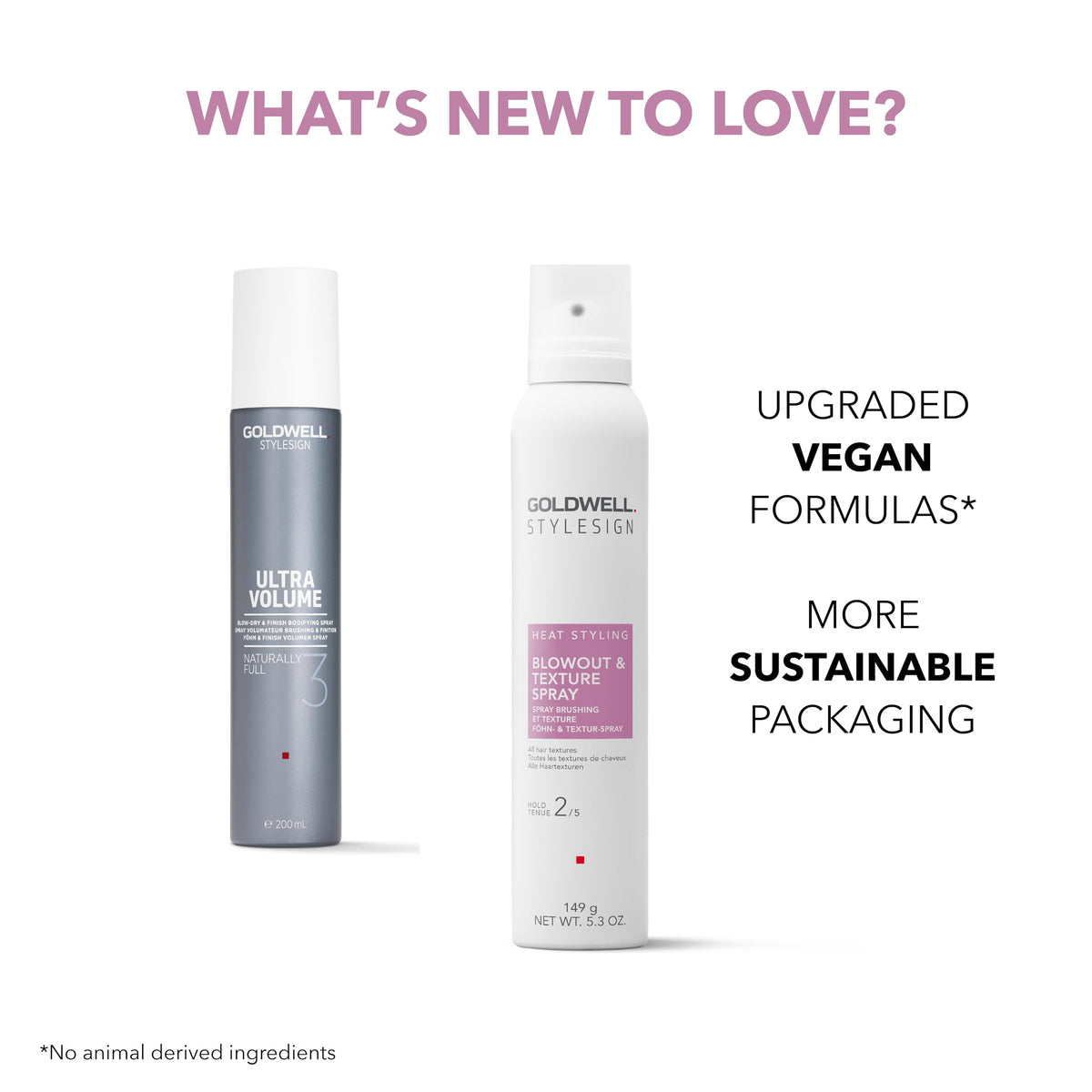 Goldwell StyleSign Blowout & Texture Spray adds movable shine and texture