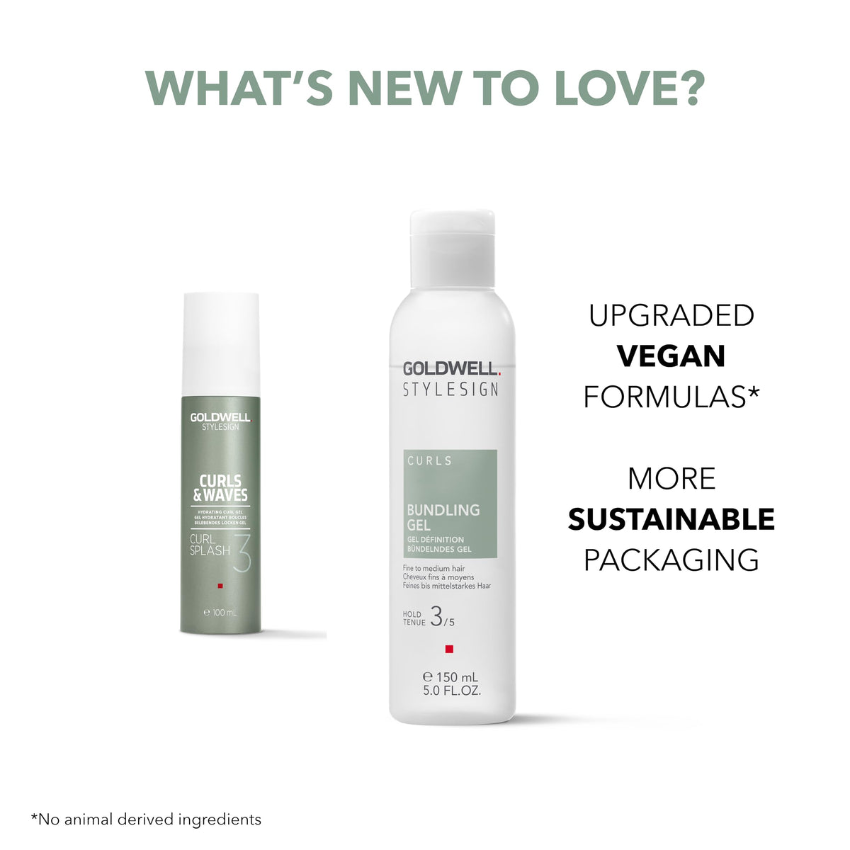 Goldwell StyleSign Bundling Gel supports braiding styles with smooth manageability.