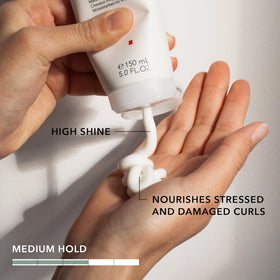 Close-up of curls defined by Goldwell StyleSign Defining Cream