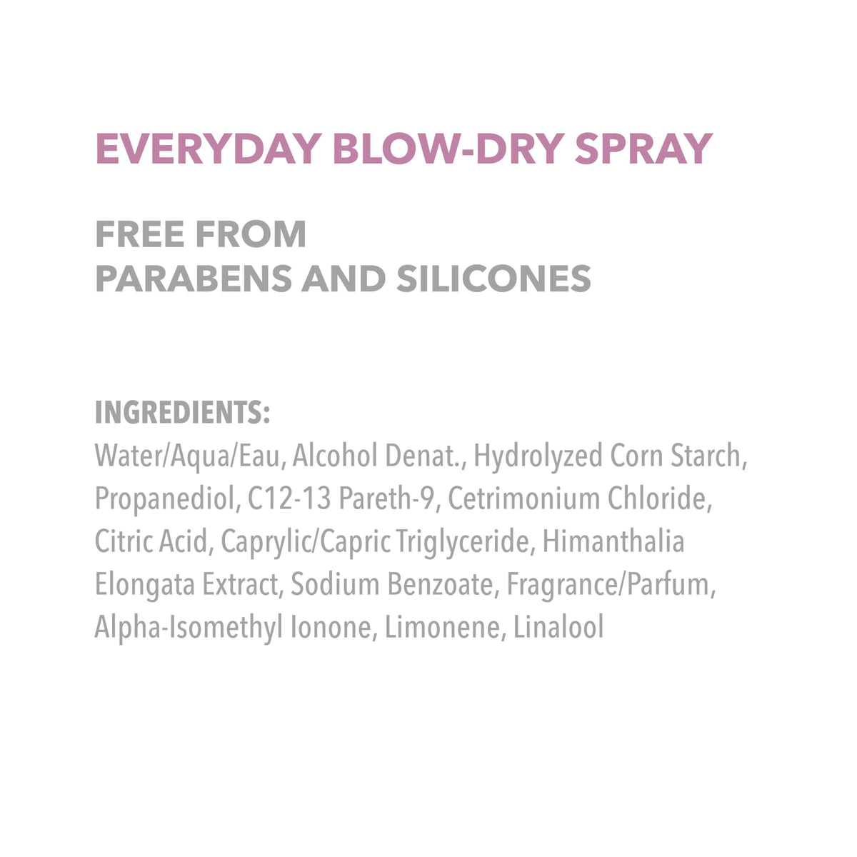 Goldwell StyleSign Everyday Blow-Dry Spray is climate-neutral with a biodegradable formula.