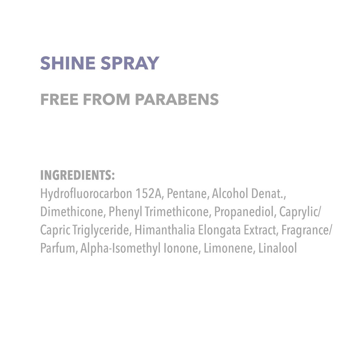 Goldwell Shine Spray complements all hair textures with a glossy, radiant result.