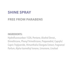 Goldwell Shine Spray complements all hair textures with a glossy, radiant result.