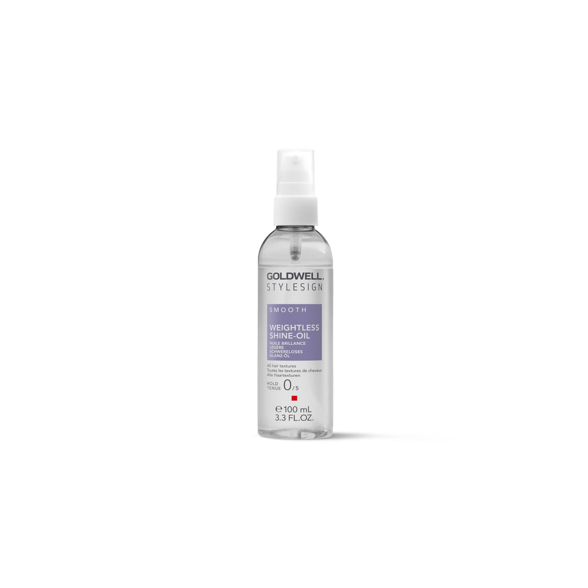 Goldwell StyleSign Weightless Shine-Oil bottle pour for sleek shine and frizz control